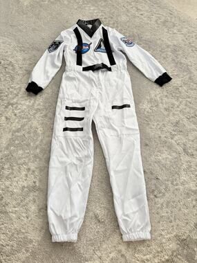 NASA Commander Astronaut Youth Kids Halloween Costume Jumpsuit Size 5